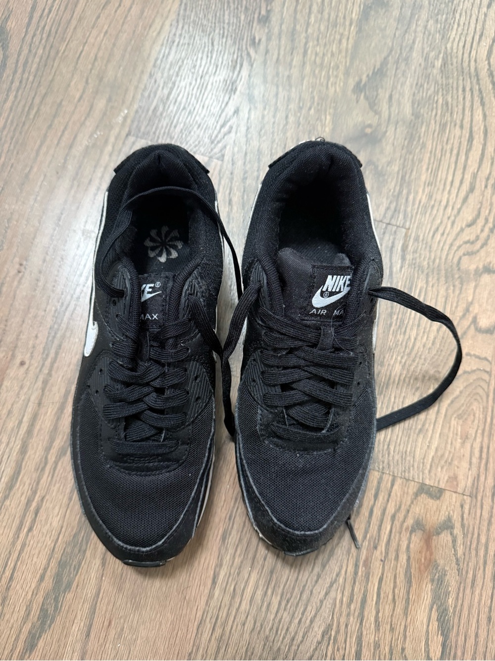 Nike Black Low-Top Men's Sneakers with White Swoosh